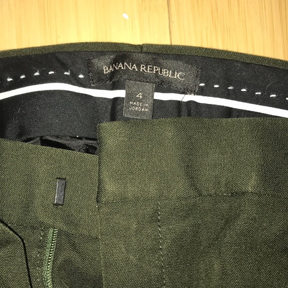 Olive Banana Republic Sloan Pants - Picture 3 of 4